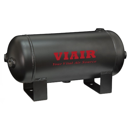 VIAIR 1.5 Gallon Tank Six 14 NPT Ports, 200 PSI Rated 91015